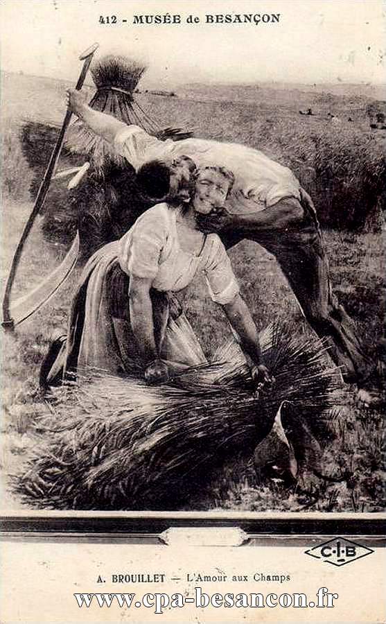 412 - MUSÉE de BESANÇON - A. BROUILLET - L Amour aux Champs